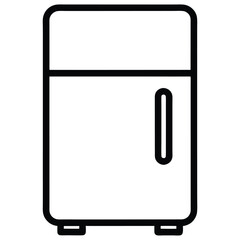 Refrigerator Icon Modern Kitchen Appliance