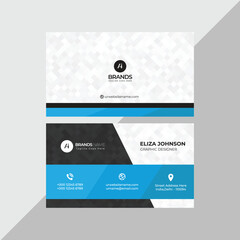 Modern Professional Business Card, Creative And Simple Business Visiting Card, Business Card Design Template 