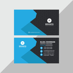 Modern Professional Business Card, Creative And Simple Business Visiting Card, Business Card Design Template 
