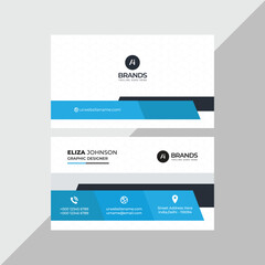 Modern Professional Business Card, Creative And Simple Business Visiting Card, Business Card Design Template 