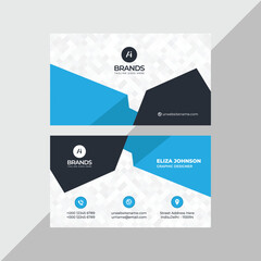 Modern Professional Business Card, Creative And Simple Business Visiting Card, Business Card Design Template 