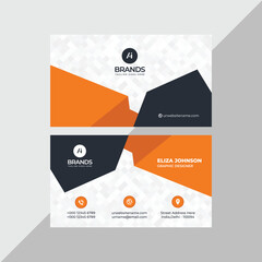 Modern Professional Business Card, Creative And Simple Business Visiting Card, Business Card Design Template 