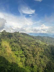 Obraz premium clouds over the mountains