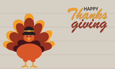 Thanksgiving text with background. illustration for greeting cards, invitations, blogs, posters, banner, quote and web.