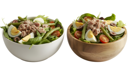 Delicious tuna salad bowls offering healthy eating inspiration for lunch or dinner recipe ideas today