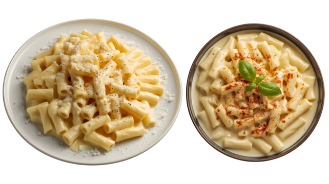 Creamy dreamy rigatoni pasta plates offer comfort food indulgence and culinary delight for food bloggers