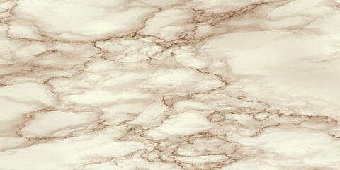 Obraz premium Elegant cream marble texture with organic brown veining, ideal for interior design, backgrounds, and architectural surfaces.