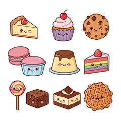 set of food icons
