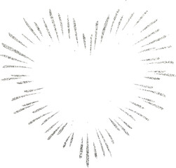 Silver Glitter Firework Sparkler Explosion