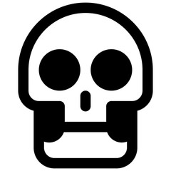 Anthropology. Outlined stroke vector icon with black-filled details.