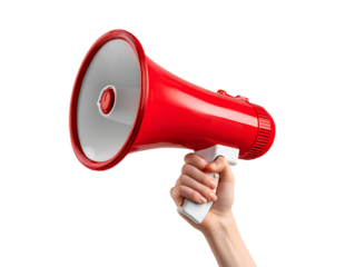 Hand Holding Megaphone