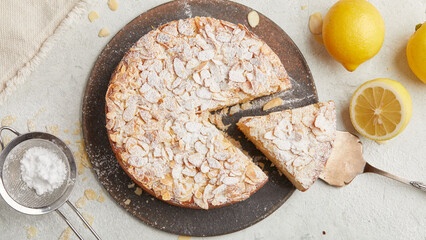 Almond lemon cake
