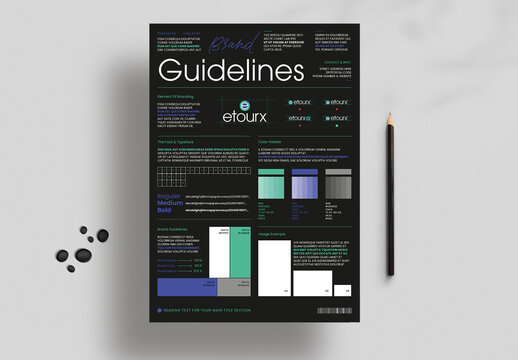 Complete Brand Identity Kit and Guidelines Template