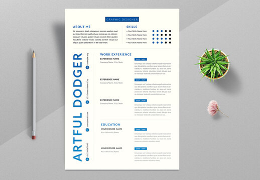 Resume Template Layout