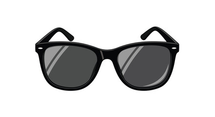 Fototapeta premium Sleek, versatile sunglasses offering essential eye protection, enhancing style, and shielding from sun glare, epitomizing effortless cool under the