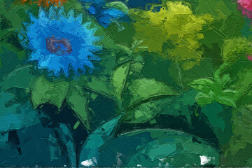 Various oil paintings, flowers, flying birds, chrysanthemums, animals, forest scenery, butterflies, moonlight, turtles