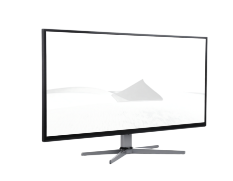 Modern computer monitor isolated on transparent background new png
