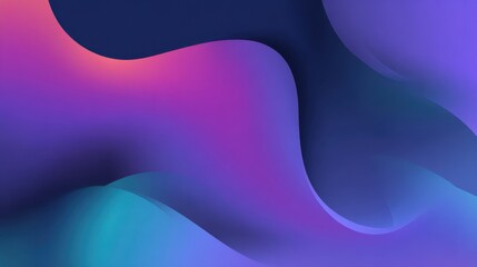 Abstract Fluid Gradient Background in Purple and Blue