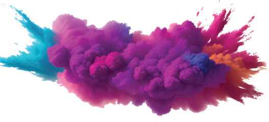 Bright rainbow watercolor brush strokes and splash texture with vivid colorful paint splatter background for contemporary abstract artistic design and modern creative poster