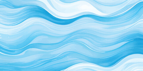 Minimal Abstract Blue and White Watercolor Ocean Texture with Flowing Marine Waves, Smooth Layers, and Gentle Aqua Movement for Modern Graphic Design