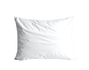 A plain white pillow isolated on transparent background new png