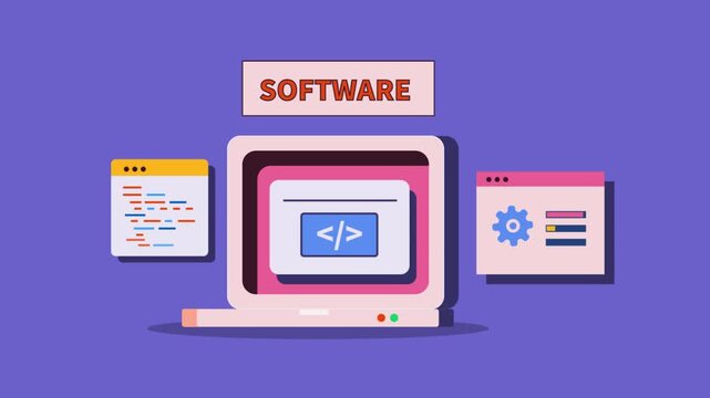 Active code script on browser, computer system integrates adaptive software configuration for agile development workflows. 