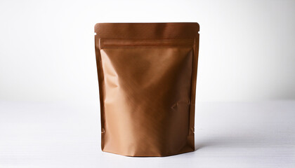 recycling paper bag isolated on white background
