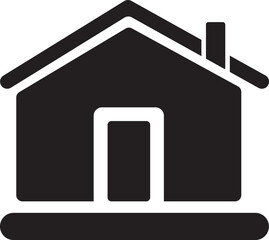 Navigation Home Icon – Minimalist User Interface Symbol super icon