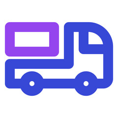 shipping and delivery twotone icon set