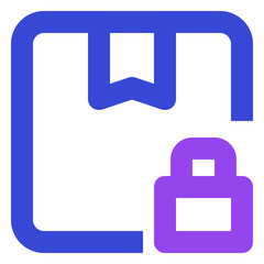 shipping and delivery twotone icon set