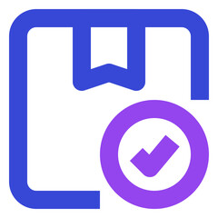 shipping and delivery twotone icon set