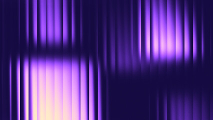 Vibrant neon glass refraction background with glowing purple light effect and smooth motion blur cyber pattern.