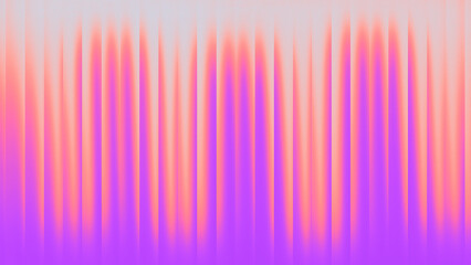 Vibrant neon glass refraction background with glowing purple and orange light effect and a smooth vertical pattern.