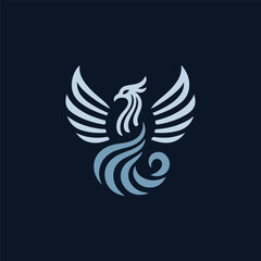 Heraldry Phoenix Logo