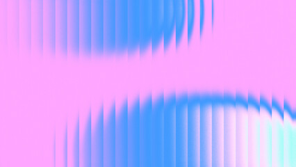 Vibrant pink and blue glass refraction background with soft, smooth, glowing, rippled abstract pattern