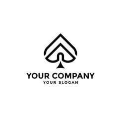 Real estate Sleek and modern shovel design that appeals to luxury home buyers and sellers