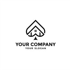 Real estate Sleek and modern shovel design that appeals to luxury home buyers and sellers