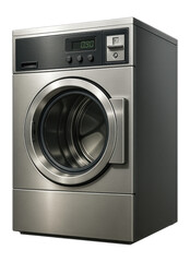 Coin-operated commercial dryer for laundromat use.