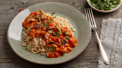 Tikka masala vegan
