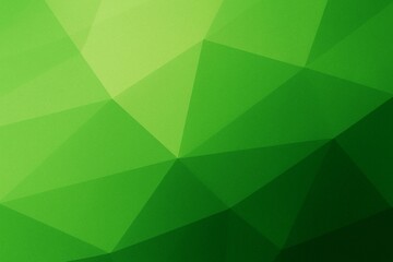 Obraz premium Abstract Geometric Green Polygon Gradient Background