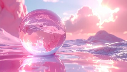 キラキラしたピンクの背景