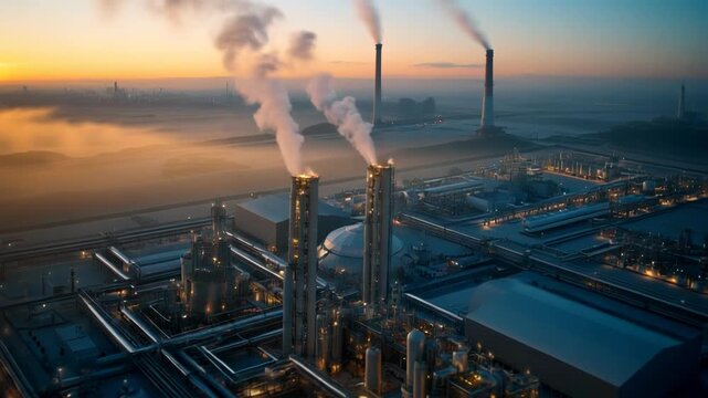 Background image of urban dusk light and shadow special effects