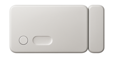 Sleek, flat contact sensor for upscale homes, designed to integrate effortlessly with