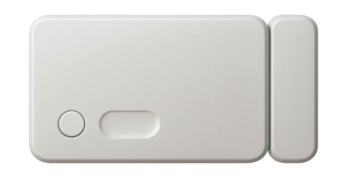 Sleek, flat contact sensor for upscale homes, designed to integrate effortlessly with