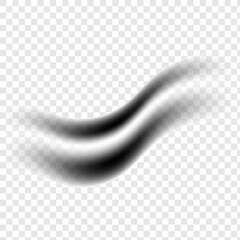 Fototapeta premium Soft flowing or wavy soft gradient texture on transparent background