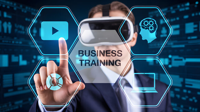 Experience immersive business training with virtual reality for engaging learning, innovative solutions, and advanced technology skills development in the metaverse