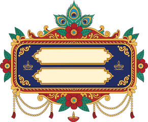 Traditional Earthen Pots Stacked on wadding Marigolds.