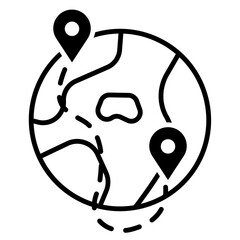 travel route
