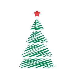 Christmas Tree Illustration