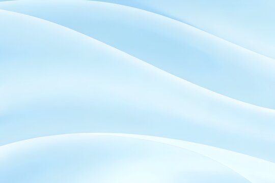 Soft light blue wavy silk abstract background - Powered by Adobe